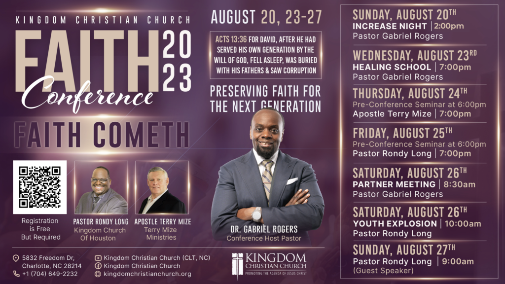 Kingdom FAITH Conference 2023 – Kingdom Christian Church