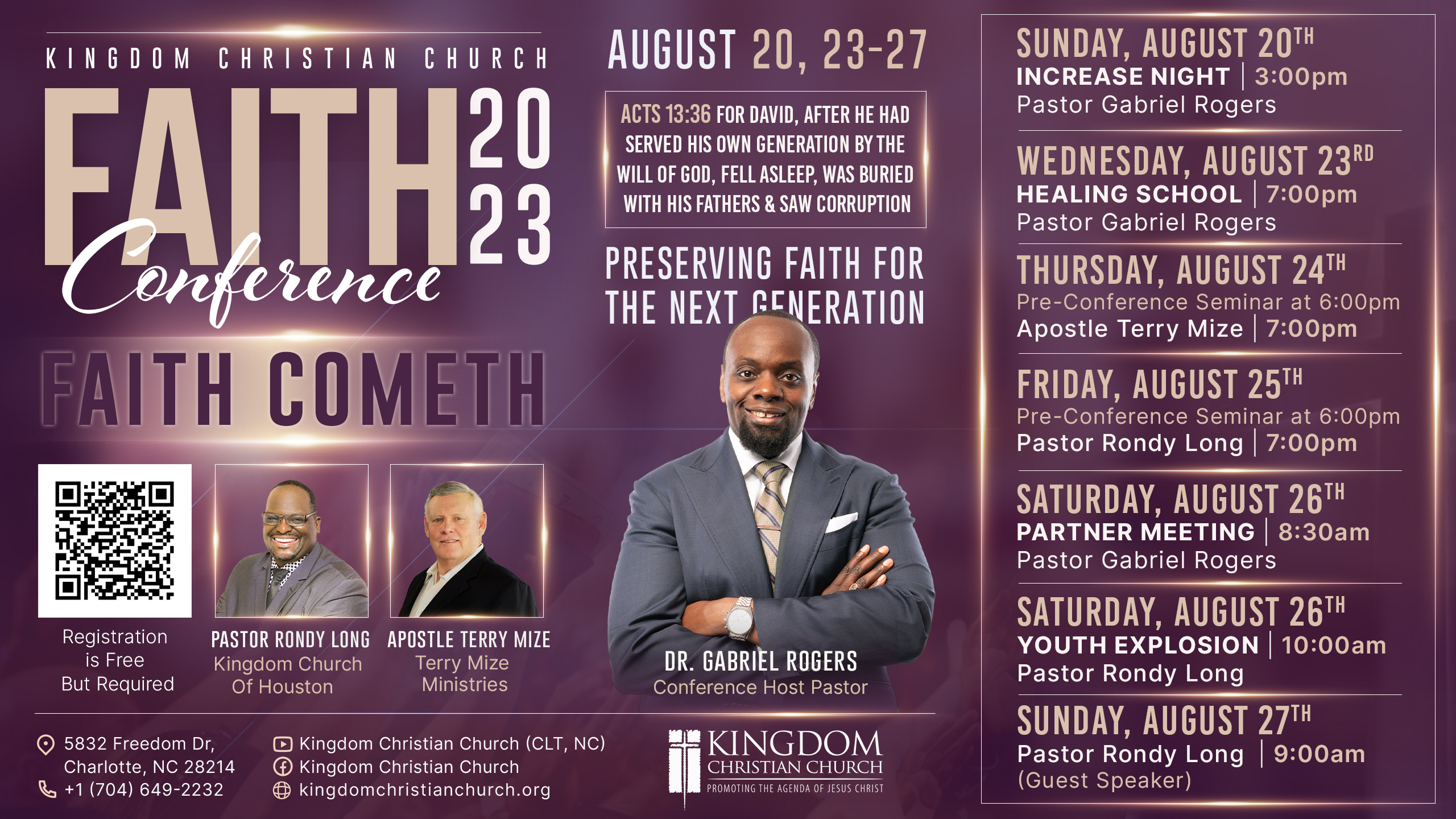 Kingdom FAITH Conference 2023 Kingdom Christian Church